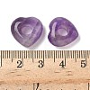 Natural Amethyst European Beads G-C252-01J-3
