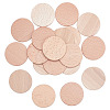 Unfinished Wooden Discs WOOD-WH0027-30A-1
