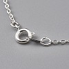 Clear Glass Pendant Necklaces NJEW-JN02611-01-3