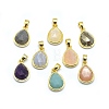 Natural Mixed Stone Pendants G-O176J-10-1