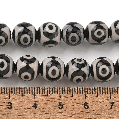 Tibetan Style dZi Beads Strands GG-CBA3DA1-06-1