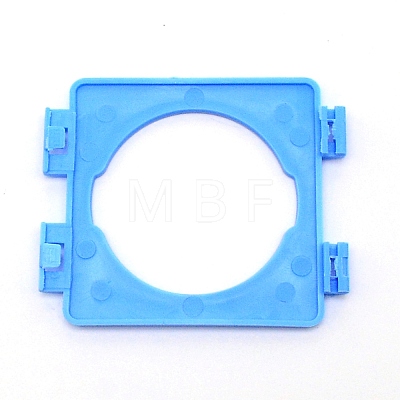 Square Plastic Hamster Tunnel Cage External Pipe Interface Fitting DIY-WH0182-42C-1