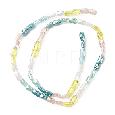 Electroplate Glass Beads Strands EGLA-D300-05-15-1