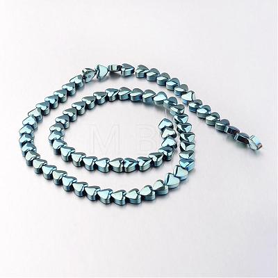 Electroplate Non-magnetic Synthetic Hematite Bead Strands G-F300-22E-1