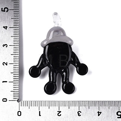Handmade Lampwork Pendants LAMP-N034-21A-1