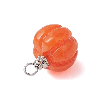Opaque Resin Vegetable Pendants X1-PALLOY-JF02766-01-1