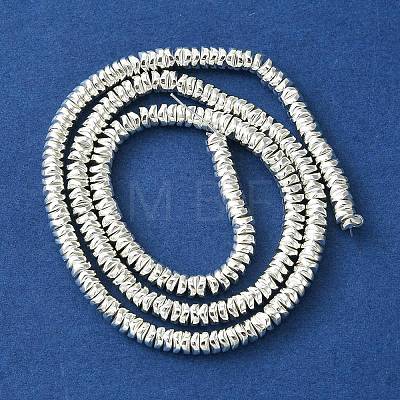 Electroplated Synthetic Non-Magnetic Hematite Beads Strands G-H020-F01-04-1