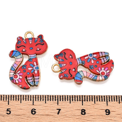 Printed Alloy Pendants PALLOY-H127-01G-01-1