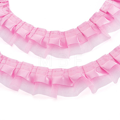 2-Layer Pleated Satin Organza Ribbons PJ-TAC0004-02C-1