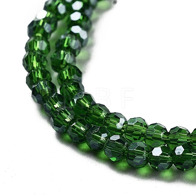 Electroplate Transparent Glass Beads Strands EGLA-A035-T3mm-A11-1