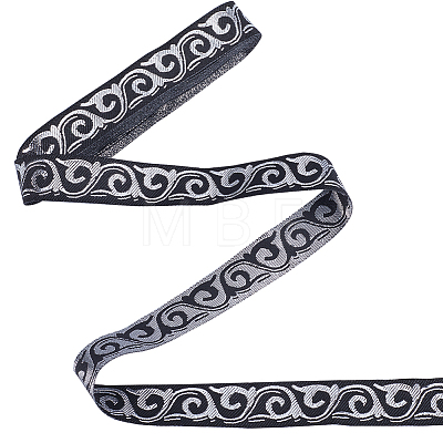 Embroidery Polyester Ribbons OCOR-WH0077-98C-1