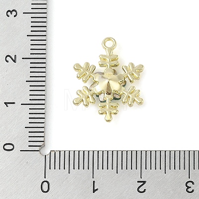 Alloy with Rhinestone Pendants ALRI-U001-02A-02-1