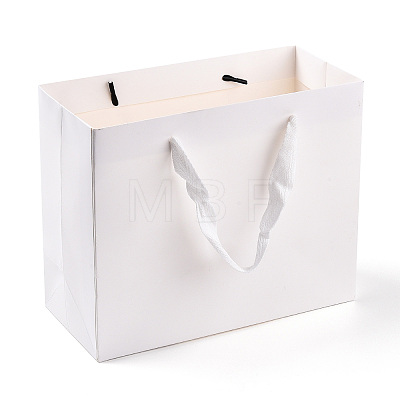 Rectangle Paper Bags with Rope Handles CARB-L011-02C-06-1