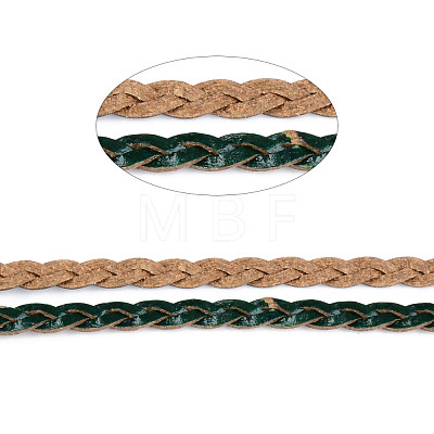 Braided PU Leather Cords LC-S018-10E-1