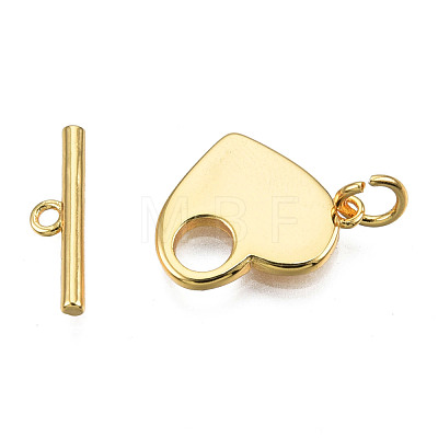 Brass Toggle Clasps KK-N233-412-1