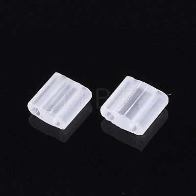 2-Hole Glass Seed Beads SEED-T003-02C-01-1