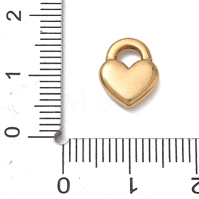 Valentine's Day 304 Stainless Steel Charms SA-B007-05G-A-1