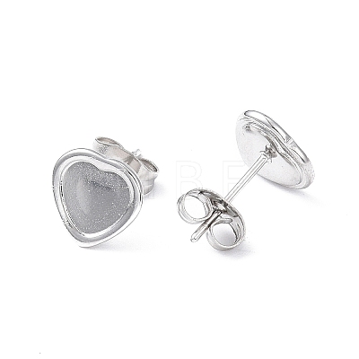 304 Stainless Steel Stud Earring Finding EJEW-I285-24P-1