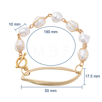 Alloy Link Bracelets BJEW-JB04681-1