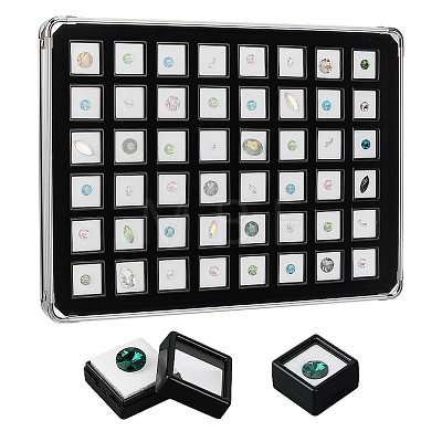 48 Grids Aluminum Boxes CON-WH0086-235C-1