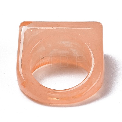 Transparent Acrylic Finger Rings RJEW-T010-10A-1