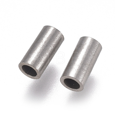 304 Stainless Steel Tube Beads STAS-F224-01P-B-1