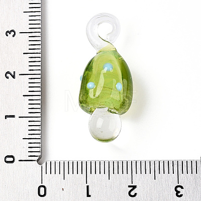 Handmade Lampwork Pendants LAMP-T021-23E-1