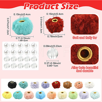 DIY Round & Rondelle Beads Finding Kits DIY-YW0017-85-1
