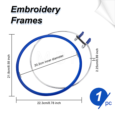 Iron Embroidery Hoops TOOL-WH0001-35A-1