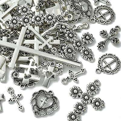 Tibetan Style Alloy Pendants TIBEP-FS0001-15-1