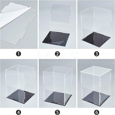 Acrylic Display Box ODIS-WH0005-77-1