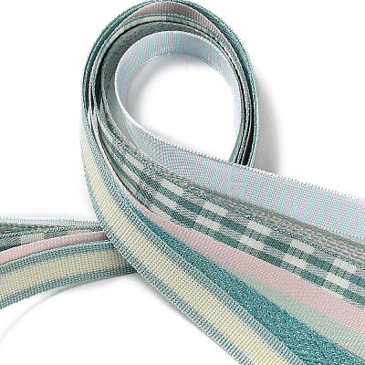 18 Yards 6 Styles Polyester Ribbon SRIB-Q022-F01-1