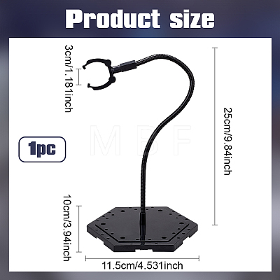 Plastic Model Assembled Action Figure Display Holders ODIS-WH0038-95E-1