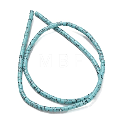 Synthetic Turquoise Beads Strands G-P608-A14-01-1