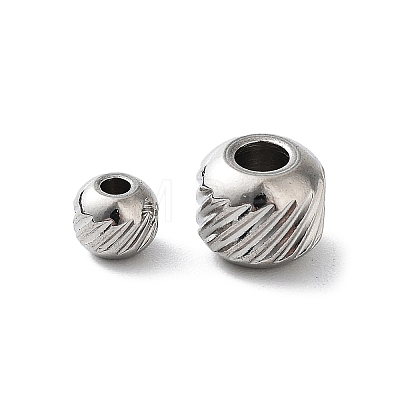 303 Stainless Steel Beads STAS-Q302-03H-P-1