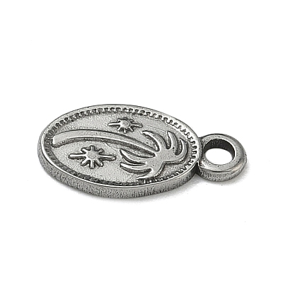 304 Stainless Steel Charms STAS-P422-05P-1