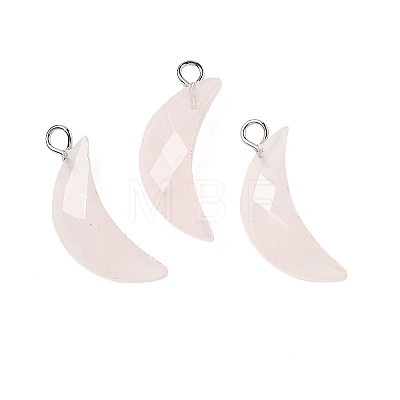 Natural Rose Quartz Pendants G-L614-D05-P03-1