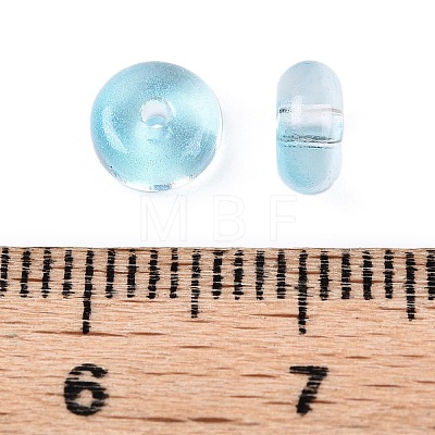 Electroplate Transparent Colours Rainbow Glass Seed Beads SEED-T007-03B-1