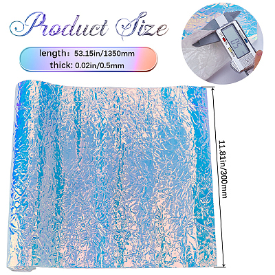 Laser PVC Leather Fabric FIND-WH0139-76B-1