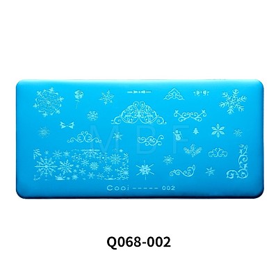 Stainless Steel Nail Art Stamping Plates MRMJ-Q068-002-1