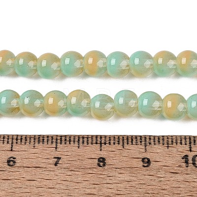 Acrylic Imitation Cat Eye Beads Strands OACR-Q197-01A-10-1