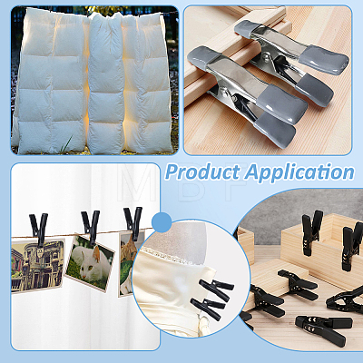 High-carbon Steel Wedding Dress Clips AJEW-WH0481-428EB-1