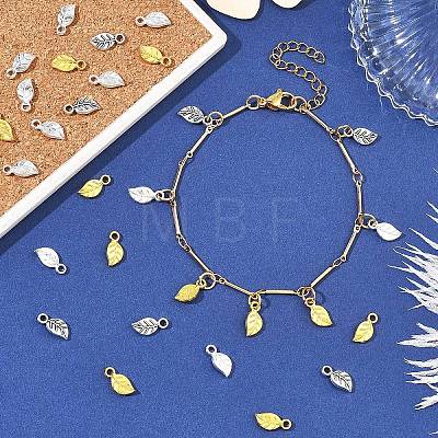 60Pcs 3 Colors Tibetan Style Alloy Charms FIND-YW0012-15-1