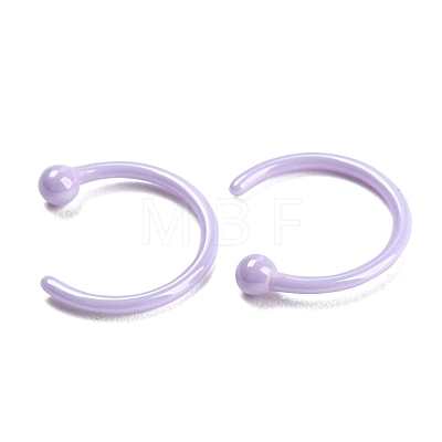 Hypoallergenic Bioceramics Zirconia Ceramic Hoop Nose Rings AJEW-Z014-01B-1