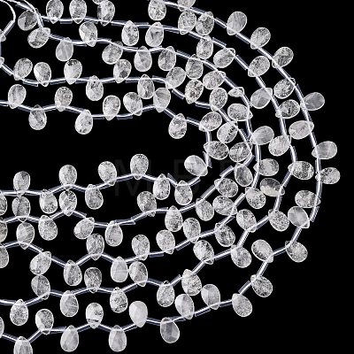 Natural Quartz Crystal Beads Strands G-L654-K01-01-1