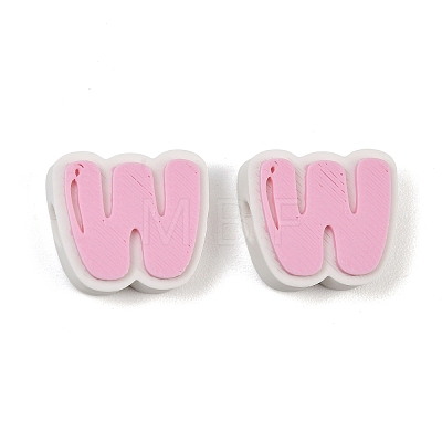 Plastic European Beads PL-CBA02CB-01W-1
