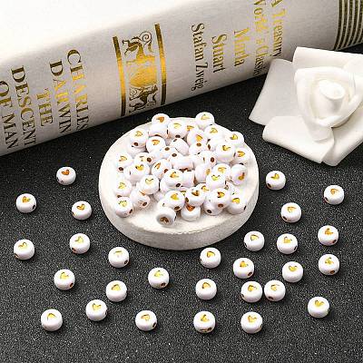 Plating Acrylic Beads PACR-YW0001-13-1