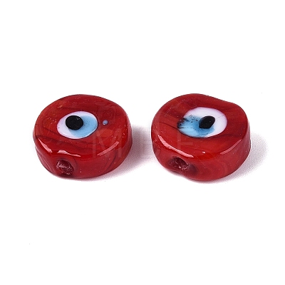 Handmade Evil Eye Lampwork Beads LAMP-N040-01E-1