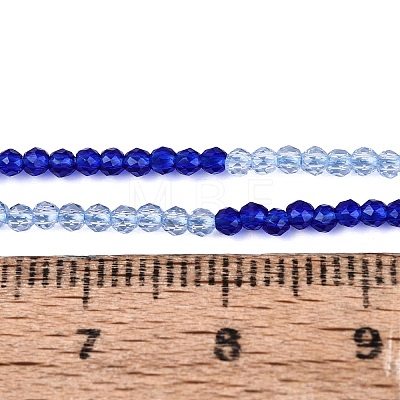 Transparent Glass Beads Strands GLAA-N074-01A-13-1