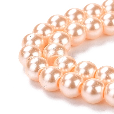 Eco-Friendly Grade A Glass Pearl Beads HY-J002-6mm-HX045-1